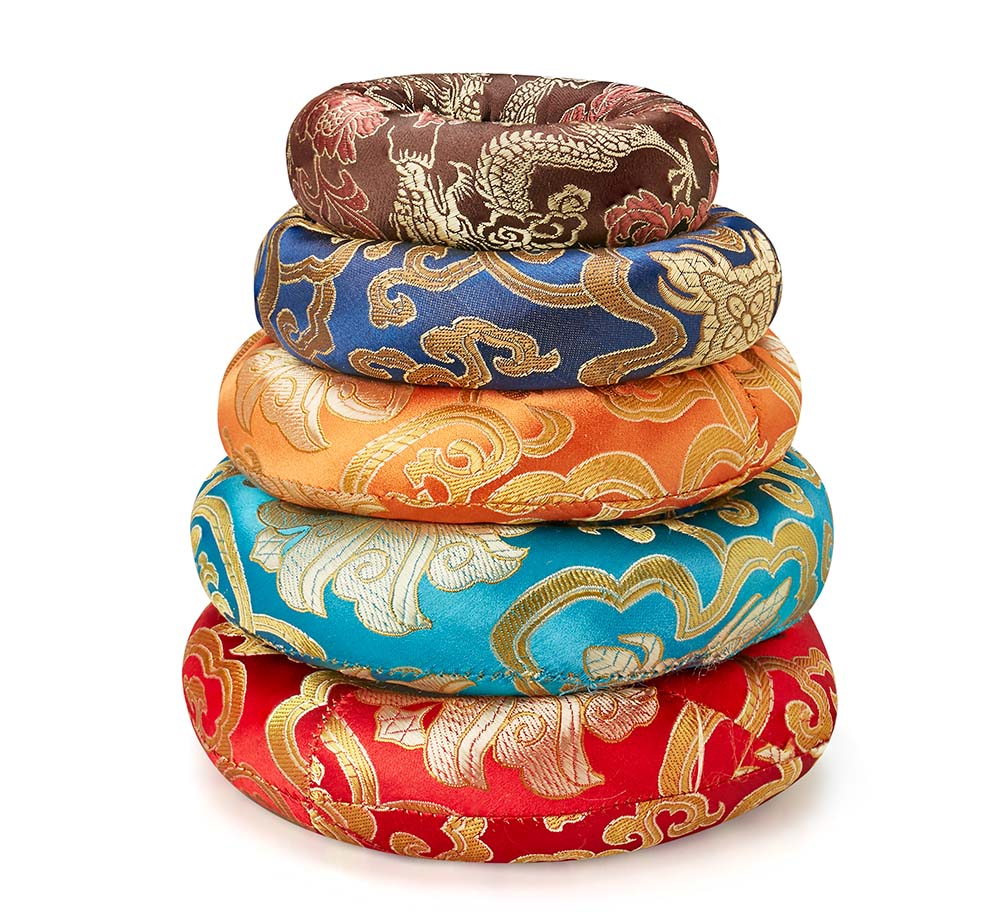 Singing Bowls Silk Ring Cushion Accessories