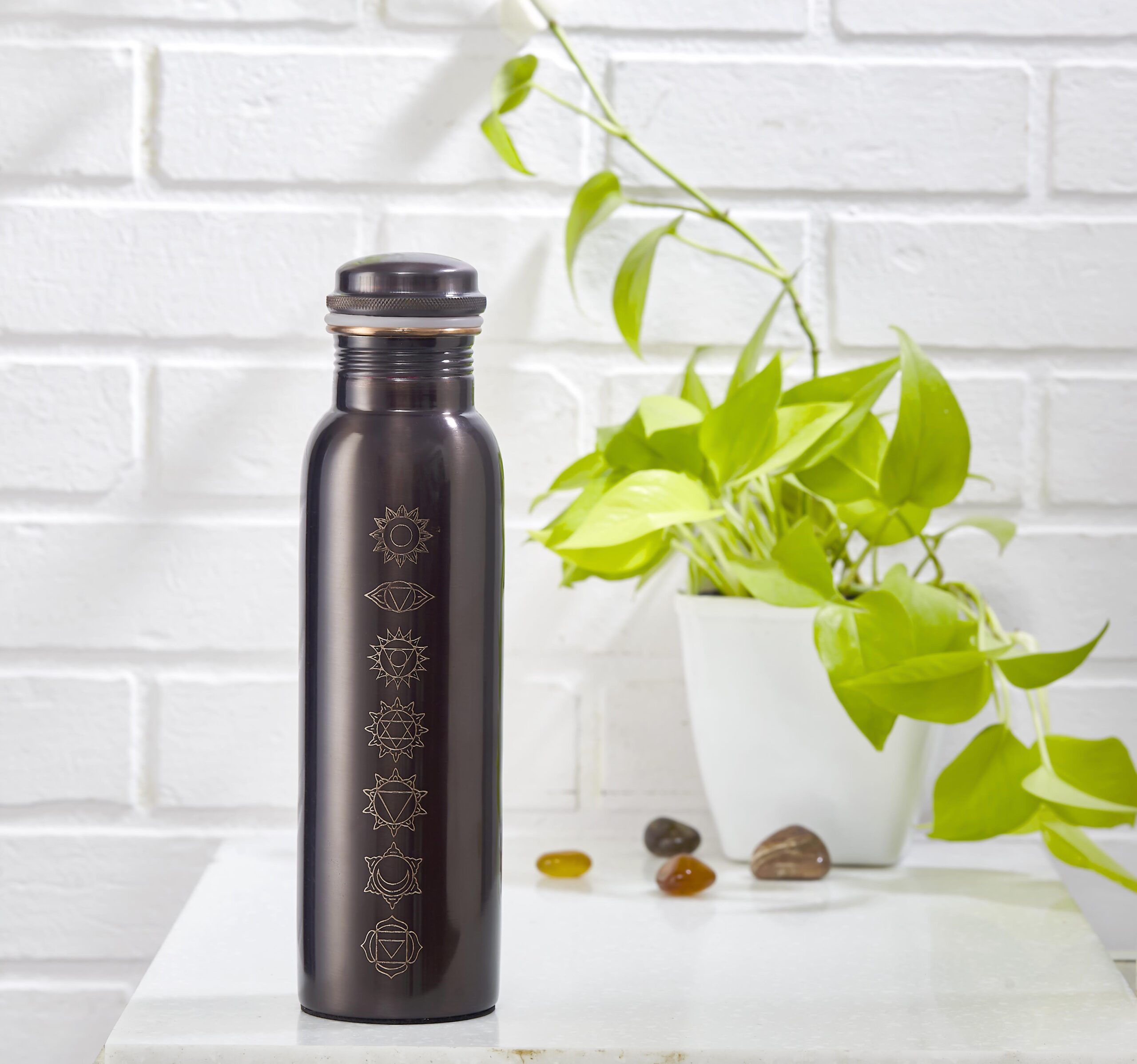 7 Chakras - Vintage Copper Bottles