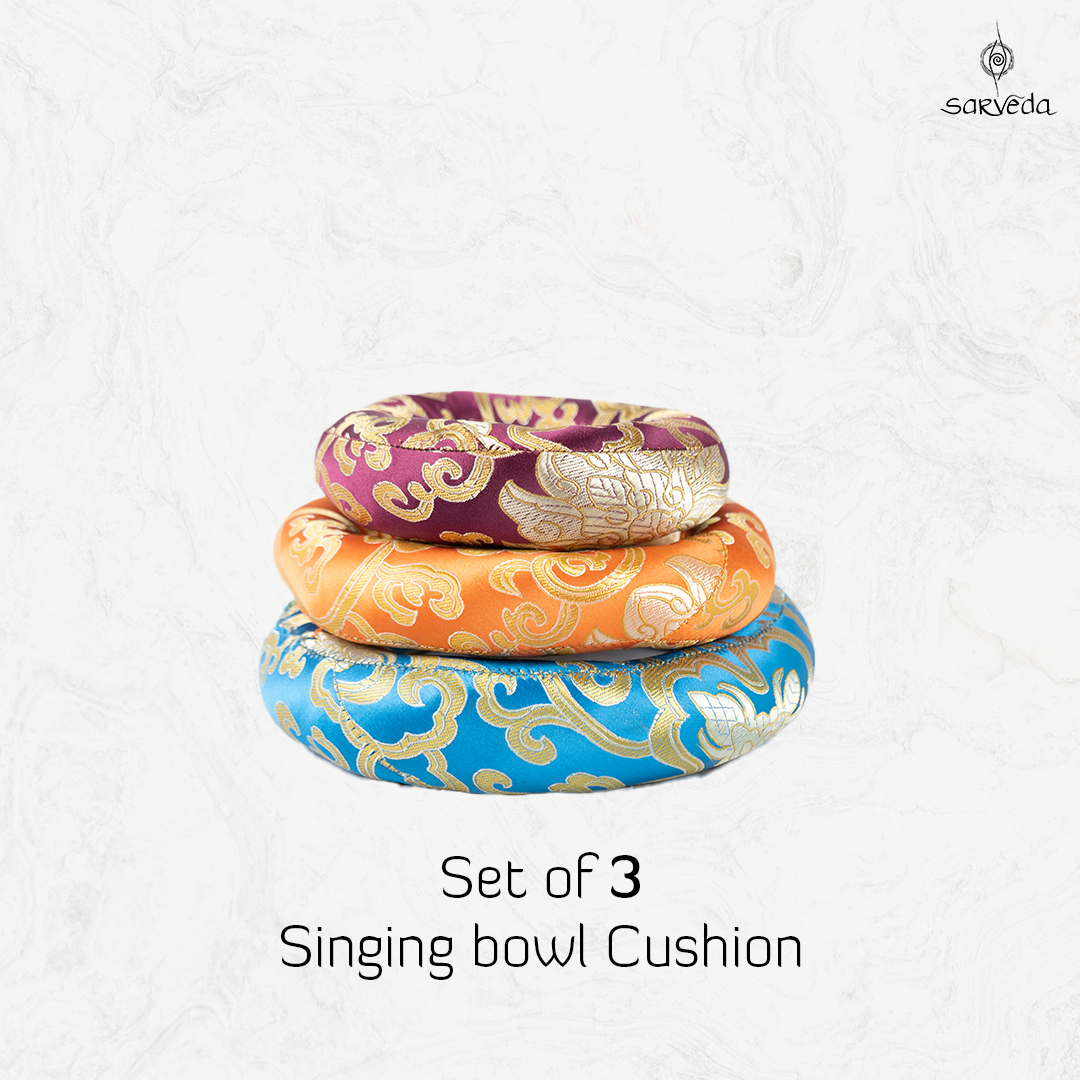 Singing Bowls Silk Ring Cushion Accessories
