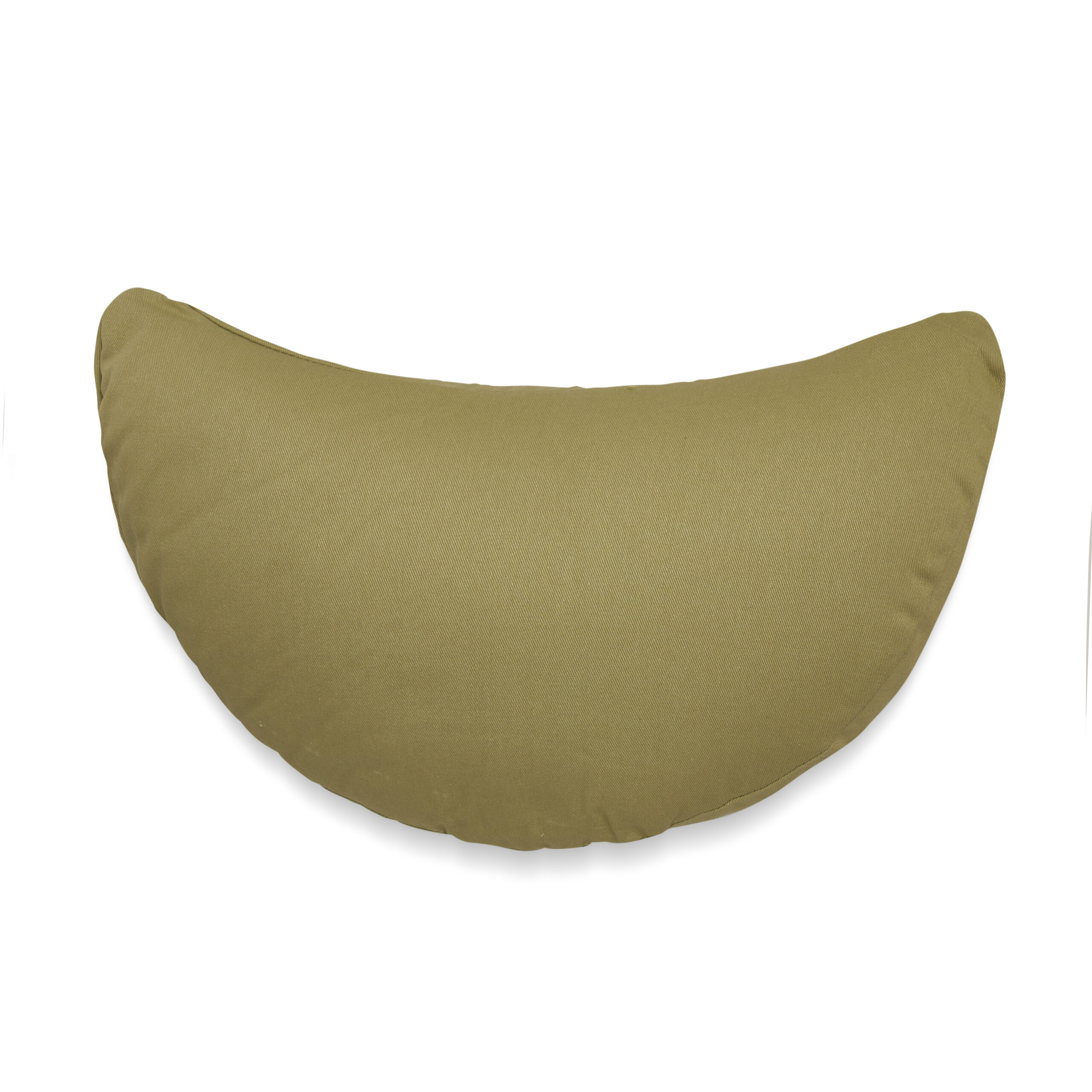 Crescent Zafu Cushion - Compact -Buck wheat