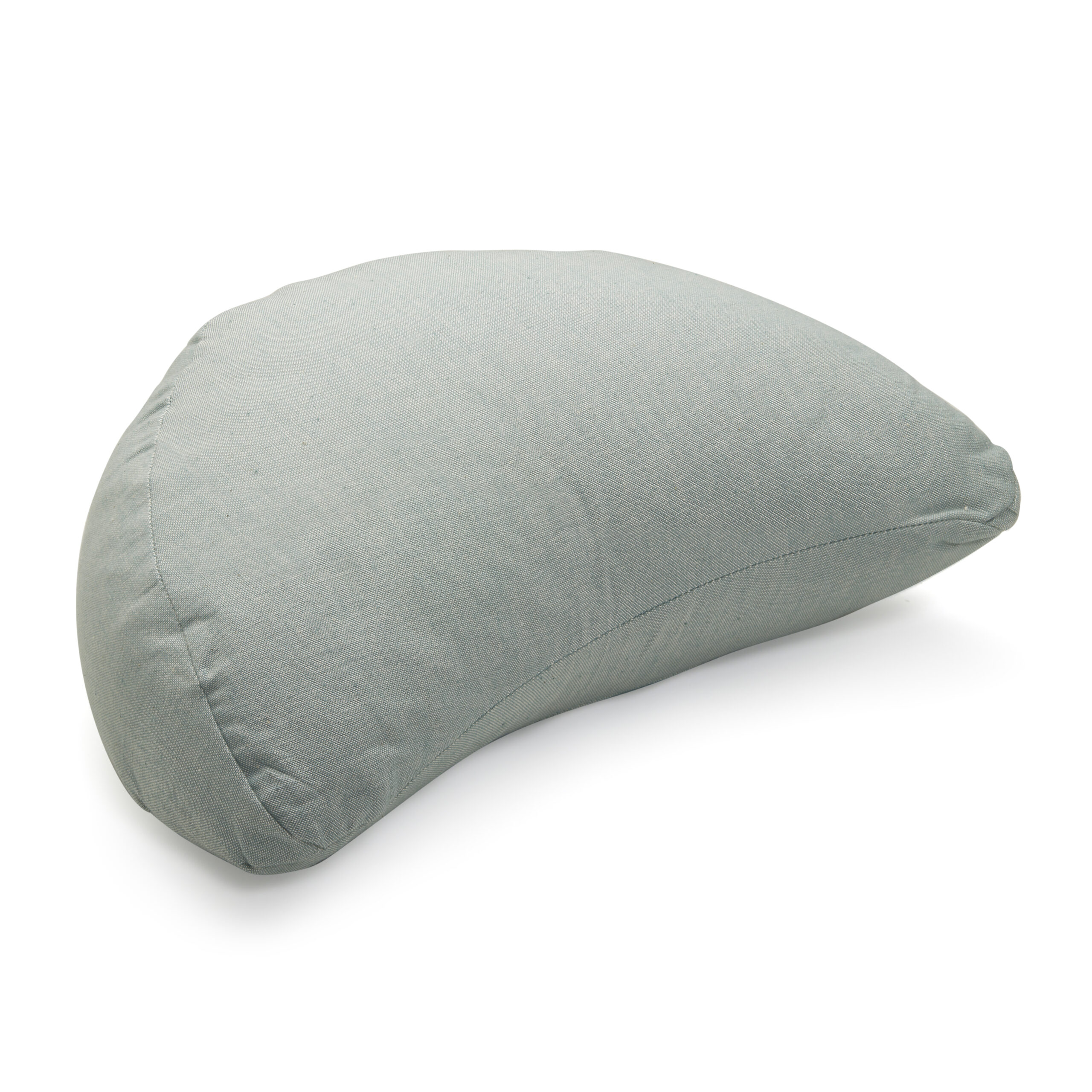 Crescent Zafu Cushion - Compact -Buck wheat