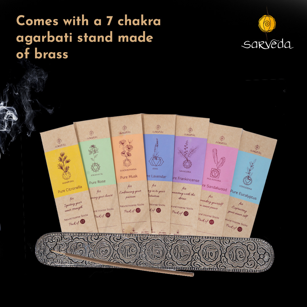 7 Chakras Mystical Incense Sticks Set