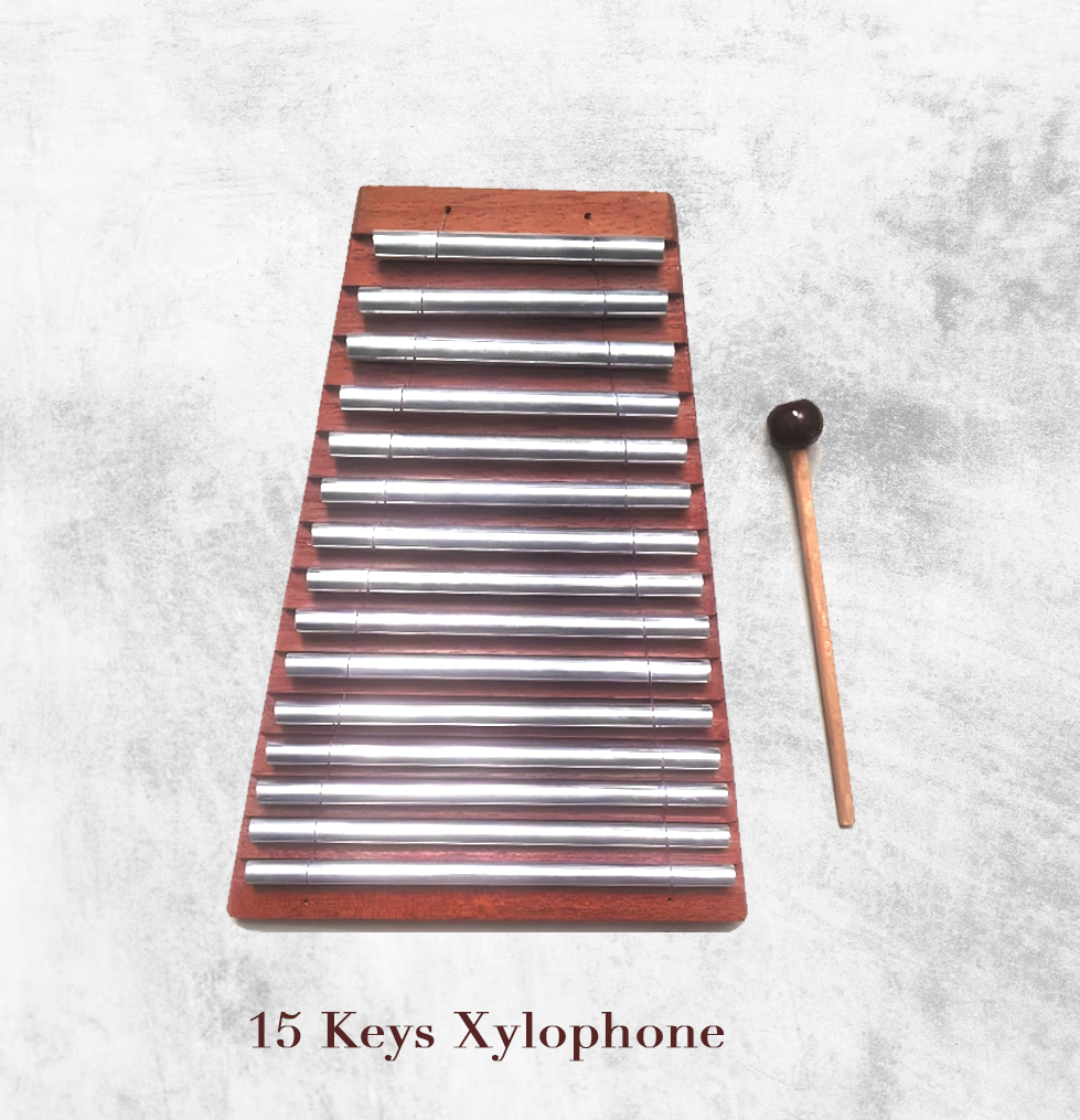 Teak Wood - Stainless Steel Xylophone
