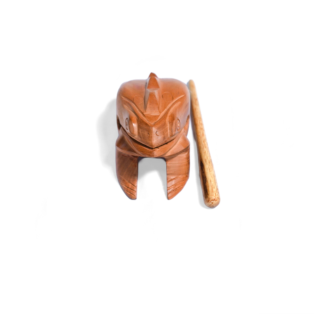 Musical Wooden Frog