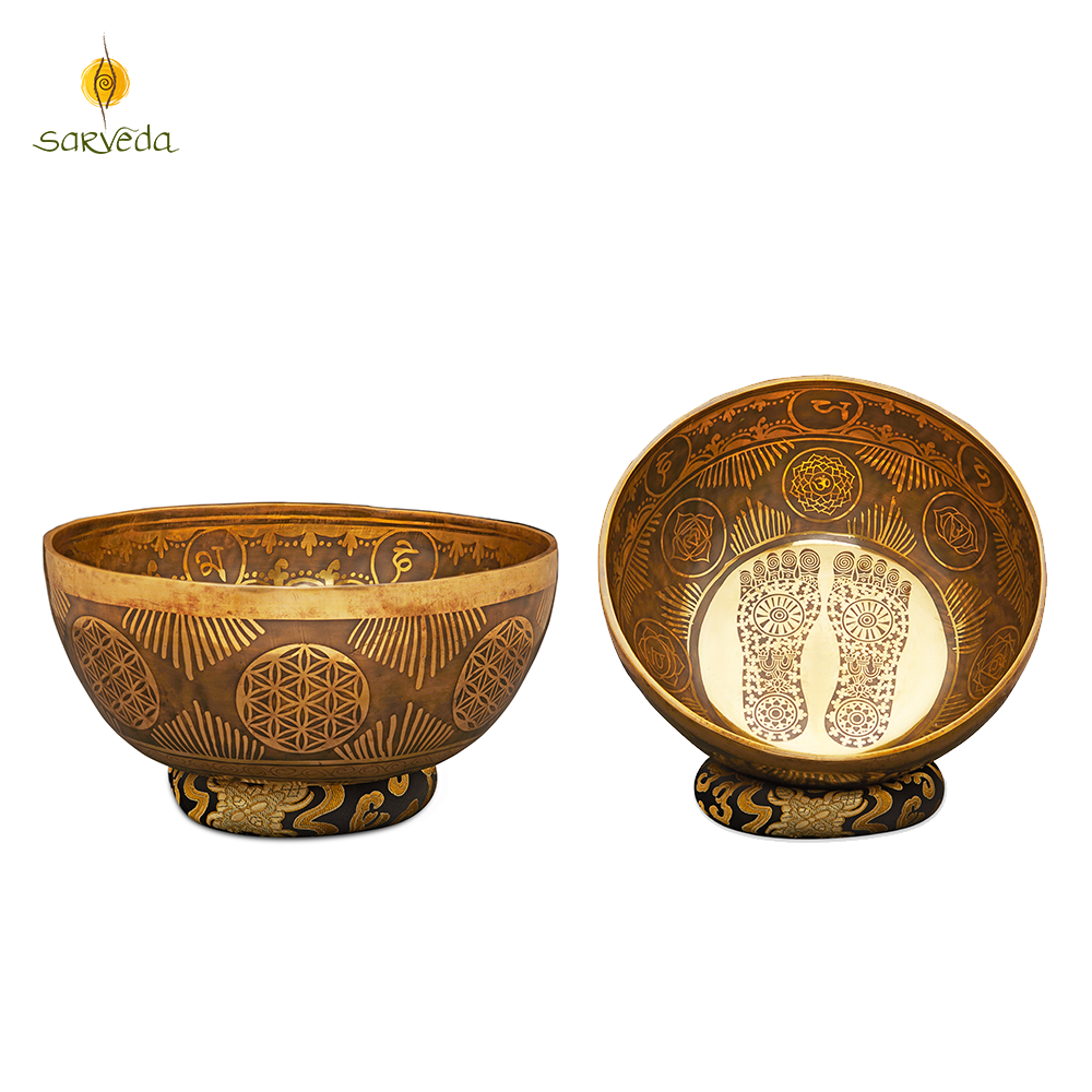 Etched Handmade Singing Bowls