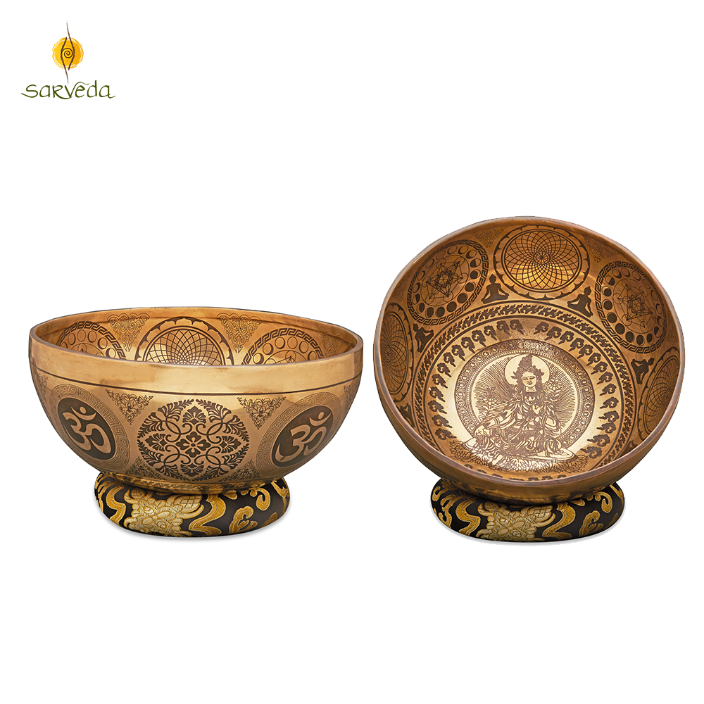 Etched Handmade Singing Bowls