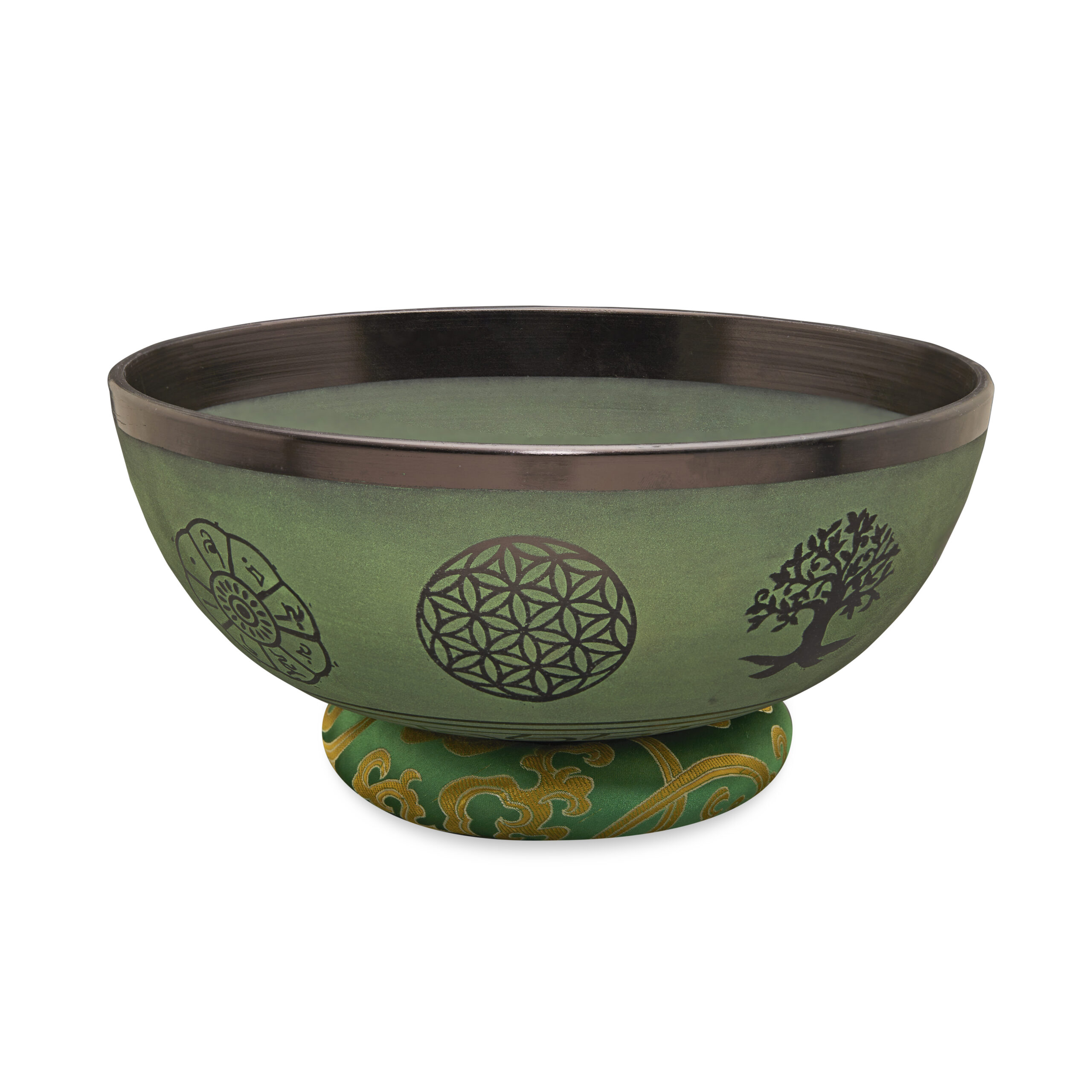Singing Bowls - Flower of Life with Sacred Symbols