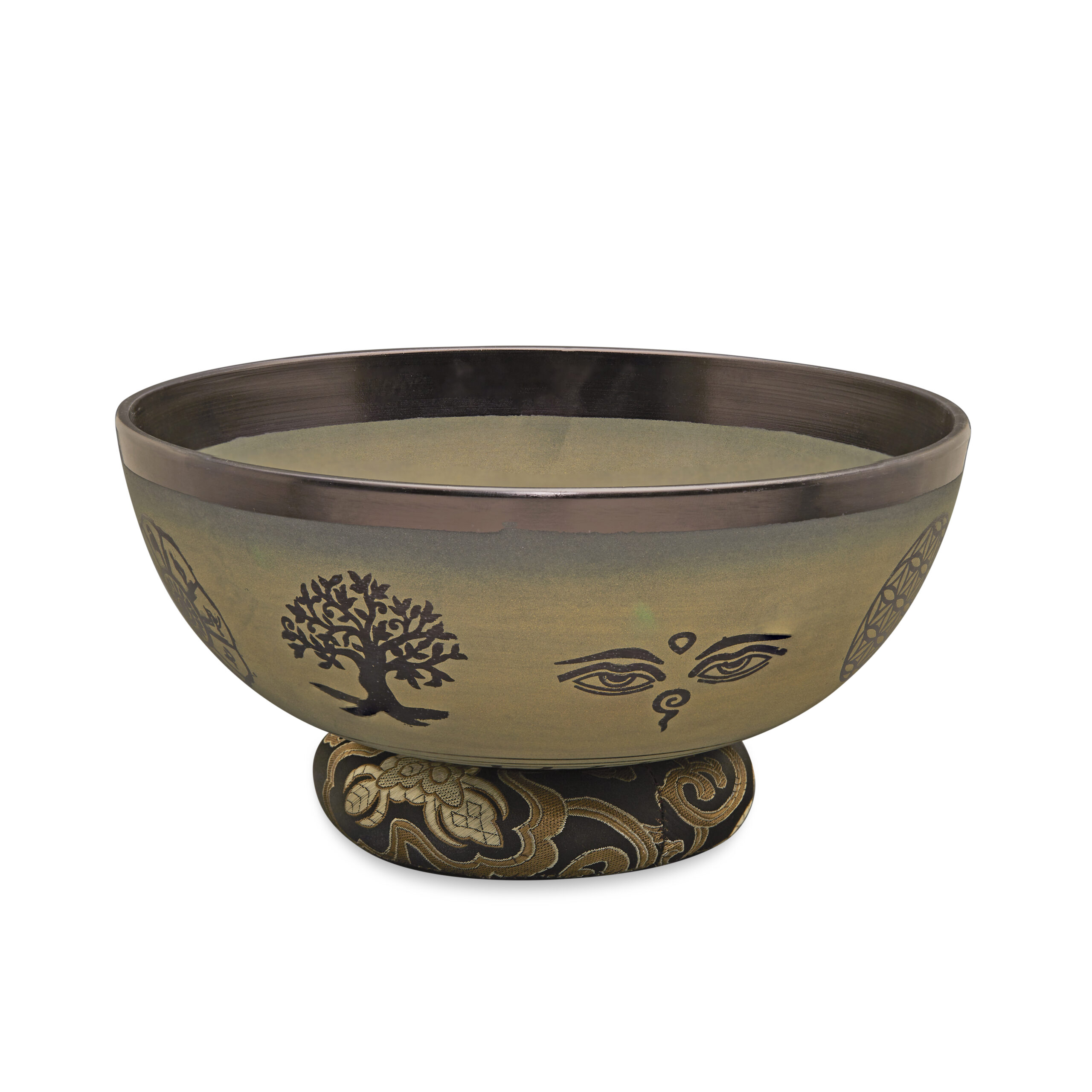 Singing Bowls - Flower of Life with Sacred Symbols