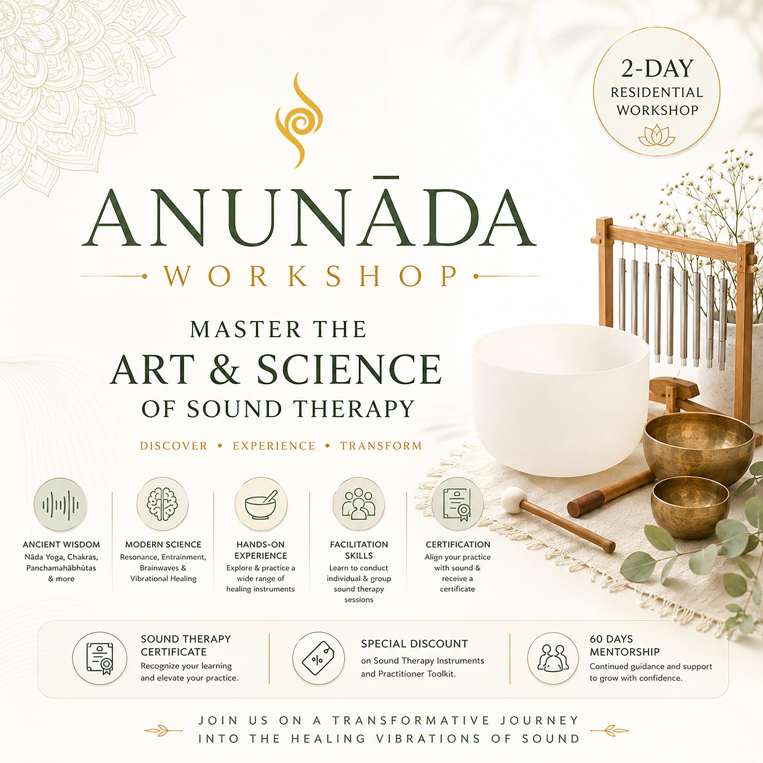 Anunada Workshop: Master the Art & Science of Sound Therapy