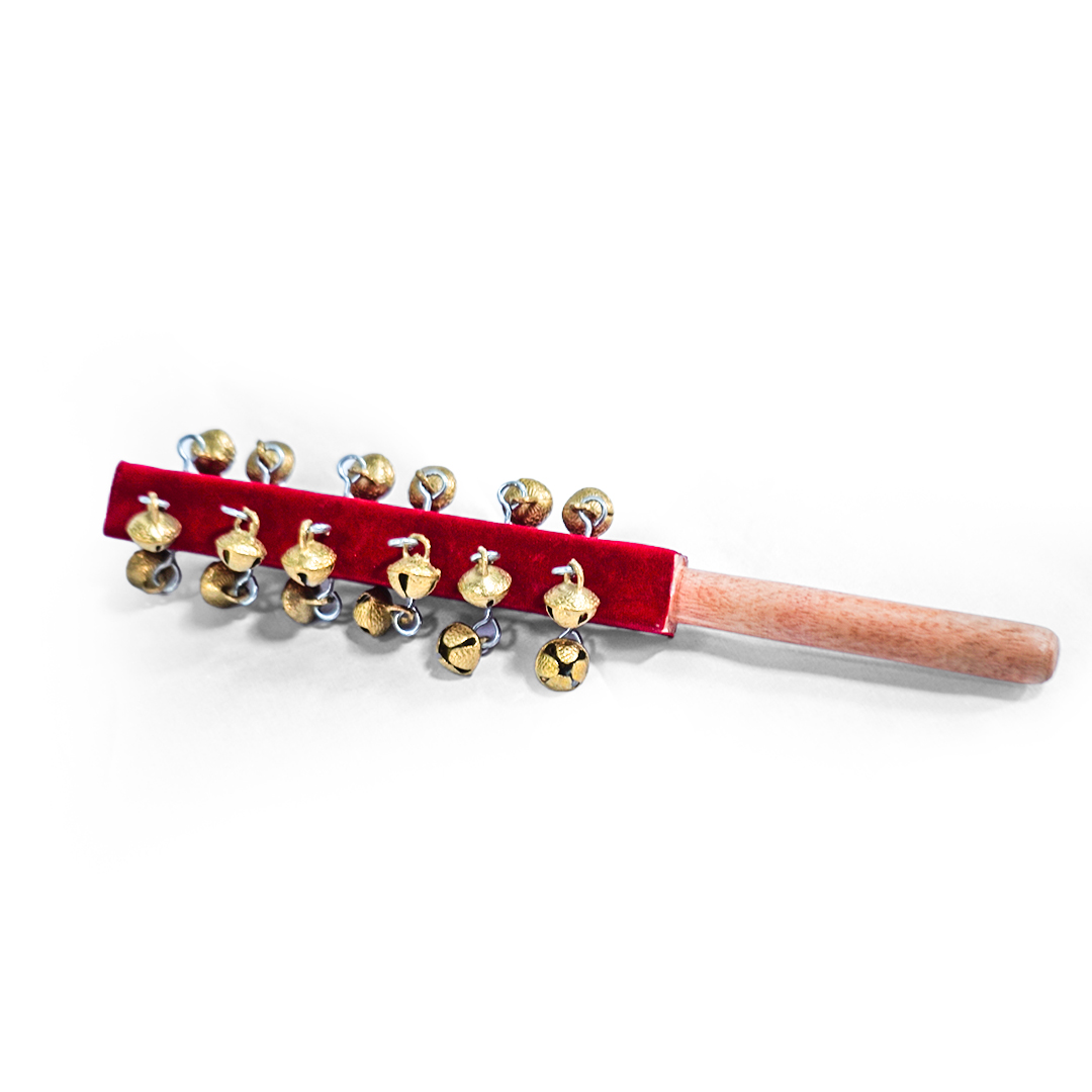Sleigh Bells Wooden Jingle Stick
