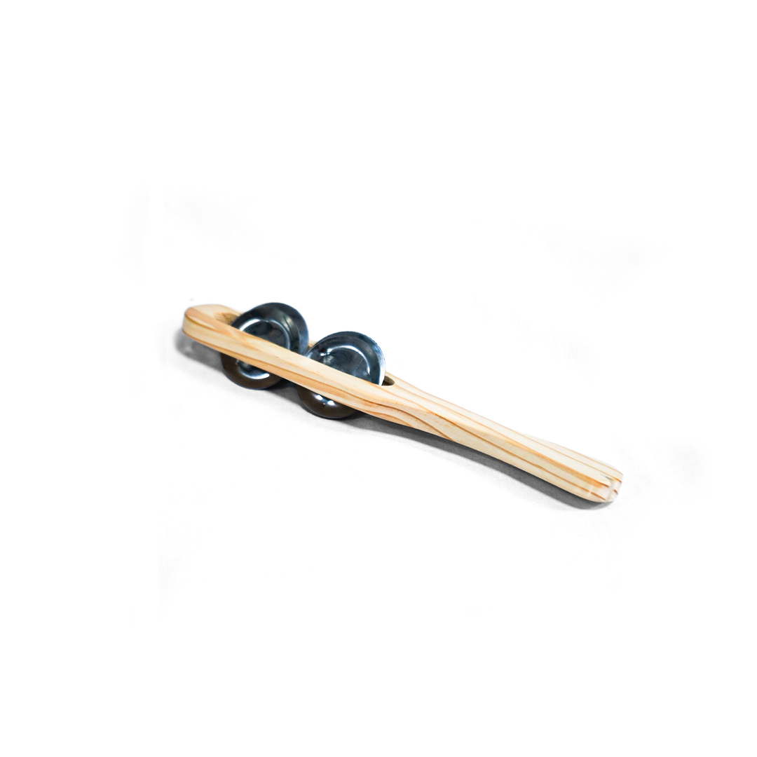 Wooden Hand Khartal/Jingles